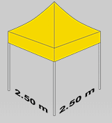 2500x2500mm  tent