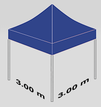 3000x3000mm tent
