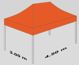 3000x4500 mm tent