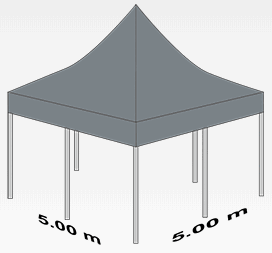 5000x5000mm tent 0